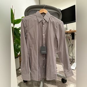 Slim Fit Check Button-Down Shirt